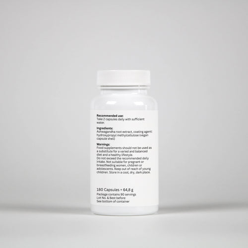 Built by discipline  Ashwagandha  – 180 Capsules
