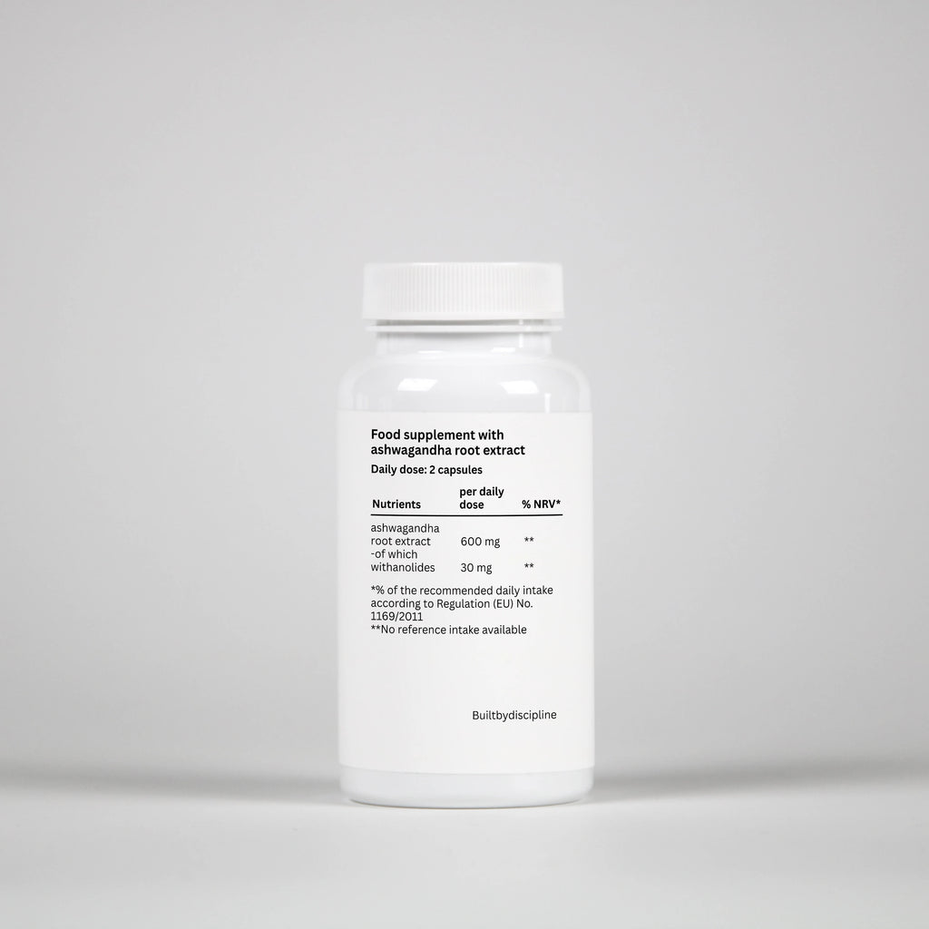 Built by discipline  Ashwagandha  – 180 Capsules