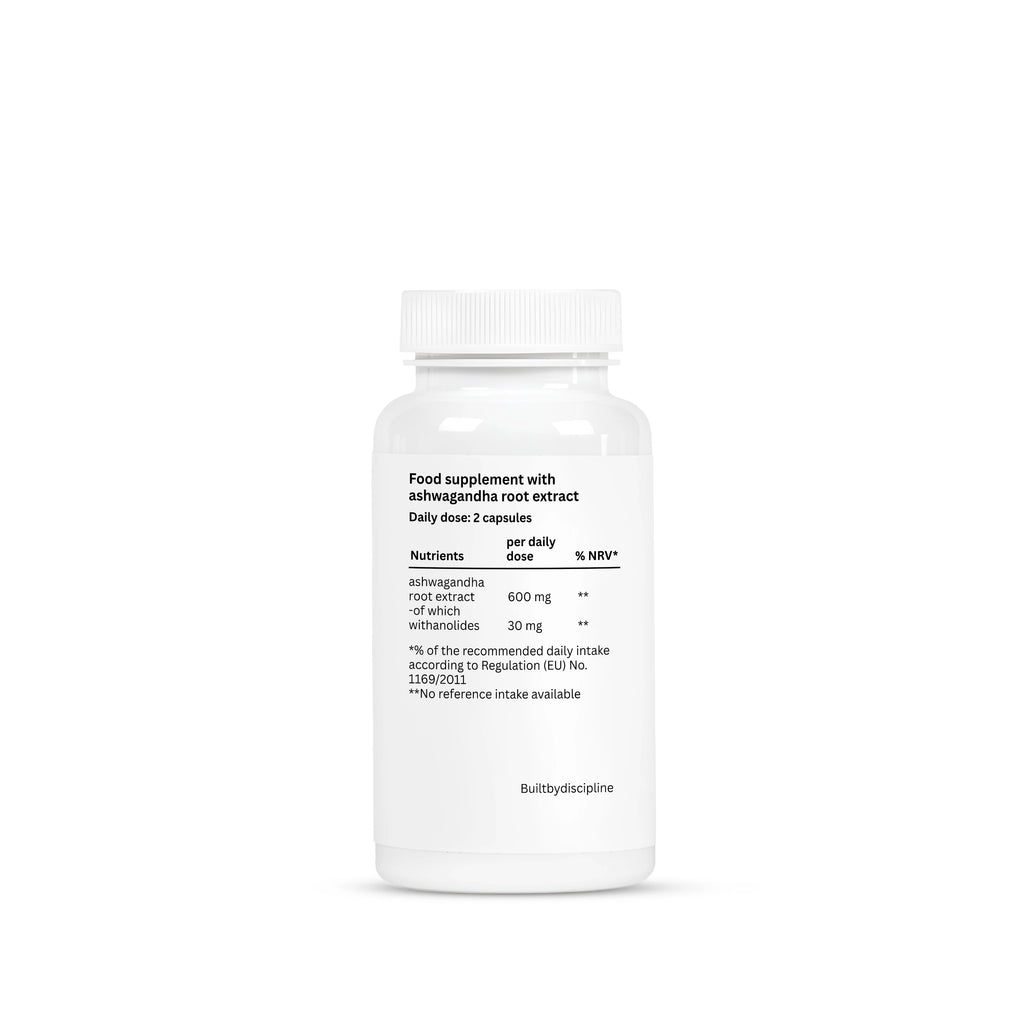 Built by discipline  Ashwagandha  – 180 Capsules